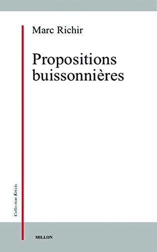 Propositions buissonnières von MILLON